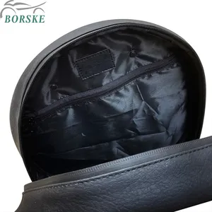 BORSKE Fornecedor Atacado Scooter Saco De Armazenamento De Couro Redondo Messenger Bag para Sprint Primavera GTS GTV LXV S