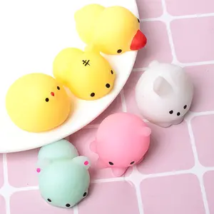 Jouets anti-stress de fête Squeeze cadeaux d'anniversaire pour enfants cadeaux de vacances Kawaii doux mochi fruits animaux jouets pour enfants