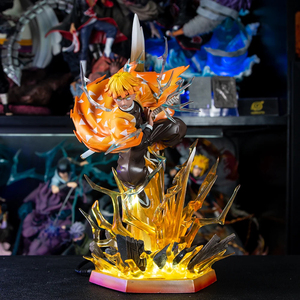 35CM demone <span class=keywords><strong>Slayer</strong></span> <span class=keywords><strong>Kimetsu</strong></span> <span class=keywords><strong>No</strong></span> <span class=keywords><strong>Yaiba</strong></span> Agatsuma Zenitsu personaggio dei cartoni animati giocattolo PVC Anime figura statua - Product Image 6