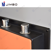 Caja Giratoria para Relojes de Lujo con Interior Naranja, 4 Ranuras, Caja Fuerte de Acero con Cajones de Almacenamiento