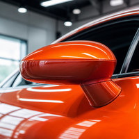 Film Pelindung Cat Mobil PPF Lava Orange Logo Customs Grosir, Self Healing, untuk Kendaraan Mewah