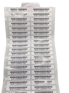 Étiquettes autocollantes en papier pour <span class=keywords><strong>Nintendo</strong></span> 3DS LL XL, étiquettes imprimables, <span class=keywords><strong>code</strong></span>-barres, étiquette <span class=keywords><strong>de</strong></span> sécurité - Product Image 4