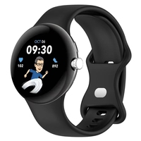 Bracelet de montre intelligente en silicone souple personnalisé avec logo coloré pour Google Pixel Watch 4 41 mm, compatible Pixel 3 2 1