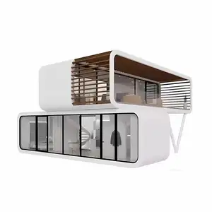 Warehouse Prefab Mobile Homes Modular Container Tiny House Luxury Full Furnished Expandable Container House Capsule Hotel