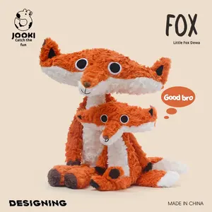 Deva Fox bon frère drôle décalé Super doux <span class=keywords><strong>ours</strong></span> en peluche PP coton remplissage fille oreiller de couchage cadeau soulagement du Stress - Product Image 2