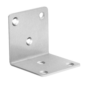 Support d'angle droit en acier inoxydable à 6 trous, connecteur de support d'étagère épaissi pour le renforcement des meubles et des étagères de rangement - Product Image 5