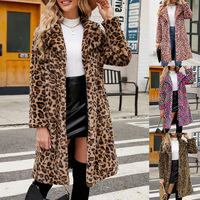 Manteau à col carré élégant et décontracté, manteau long en peluche, manteau d'automne et d'hiver