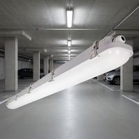 Pour éclairage LED Triproof Standard DLC 4FT 60W, puissance sélectionnable 35K-40K-50K CCT, commutable, haute tension, étanche à la vapeur, pour entrepôt