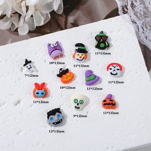 Venta caliente Halloween mezcla de colores Nail Art 3D Kawaii Sanrios dibujos animados lindos accesorios de resina Mini Kawaii Nail Charms <span class=keywords><strong>uñas</strong></span> postizas - Product Image 2