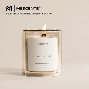 <span class=keywords><strong>Velas</strong></span> Aromáticas <span class=keywords><strong>de</strong></span> Lujo Mescente en Frasco <span class=keywords><strong>de</strong></span> Vidrio <span class=keywords><strong>de</strong></span> Doble Pared con Cera <span class=keywords><strong>de</strong></span> Soya, Etiqueta Privada y Aroma Personalizado - Product Image 1