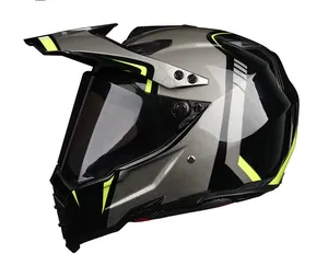 Fornitore di oro porcellana PC rafforzata HD di sicurezza lente motocross casco