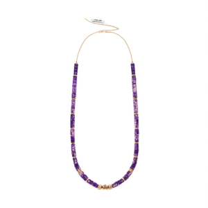 Colliers à maillons en agate plaqués or pour femmes COSCH-093 - Accessoire élégant et tendance - Product Image 2