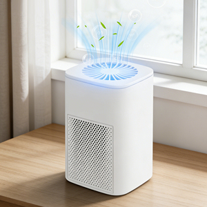 <span class=keywords><strong>Purificateur</strong></span> <span class=keywords><strong>d</strong></span>'<span class=keywords><strong>air</strong></span> électrostatique HEPA de qualité professionnelle pour chambre et bureau, construction en plastique, alimentation USB - Product Image 1
