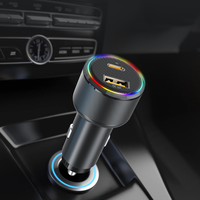 2024 baru tren USB + tipe-c pengisi daya mobil 18W PD3.0 30W pengisian cepat OTP & OVP dilindungi tren baru aksesoris ponsel
