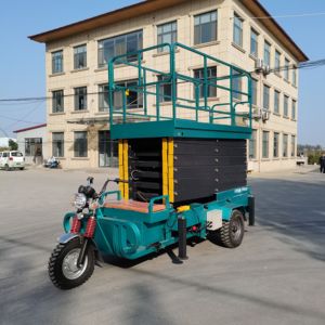 Camioneta Elevadora de Alta Calidad de 8 Metros para Instalación y Mantenimiento de Alumbrado Público, Triciclo con Plataforma Elevadora de Tijera - Product Image 6