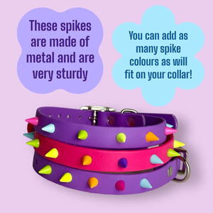 Collar personalizado con tachuelas antimordeduras para mascotas, juego de collar de perro de PVC de silicona con correas impermeables con remache para Pit Bull - Product Image 3