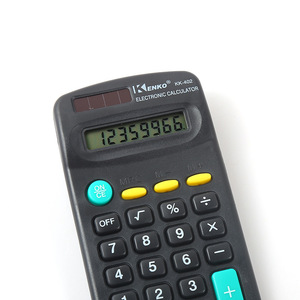 Calculatrice électronique Kenko KK-402 à 8 chiffres, double alimentation, solaire, portable, pour étudiants, usage général - Product Image 3