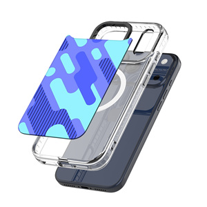 Магнитный чехол для телефона с УФ-печатью, съемной поликарбонатной пластиной, индивидуальным логотипом, беспроводной зарядкой для <span class=keywords><strong>iPhone</strong></span> 17 Pro Max 16 15 14 - Product Image 2