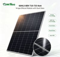 Солнечная панель Jinko Tiger Neo N-type 66HL5-BDV 710W 715W 720W 725W 730W 735W, двусторонняя, с двойным стеклом, фотоэлектрический модуль TOPCon