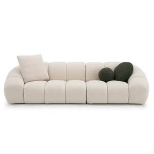 Muebles de lujo privados hechos a medida, <span class=keywords><strong>sofá</strong></span> tapizado en boucle de alta calidad para sala de estar moderna. - Product Image 3