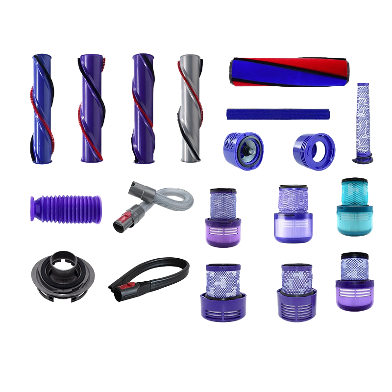Беспроводной пылесос для Dyson V7 V8 V10 V11 V12 V15, мягкий бархатный роликовый боковой фильтр с фильтром, пылесборник, аксессуары для HEPA Manu