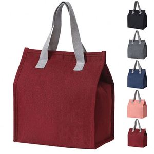 Promotional Collapsible Eco Friendly Personalized Polyester, <b>Foldable</b> Beach Beer Can Thermal Lunch Cooler Bags - Product Image 5