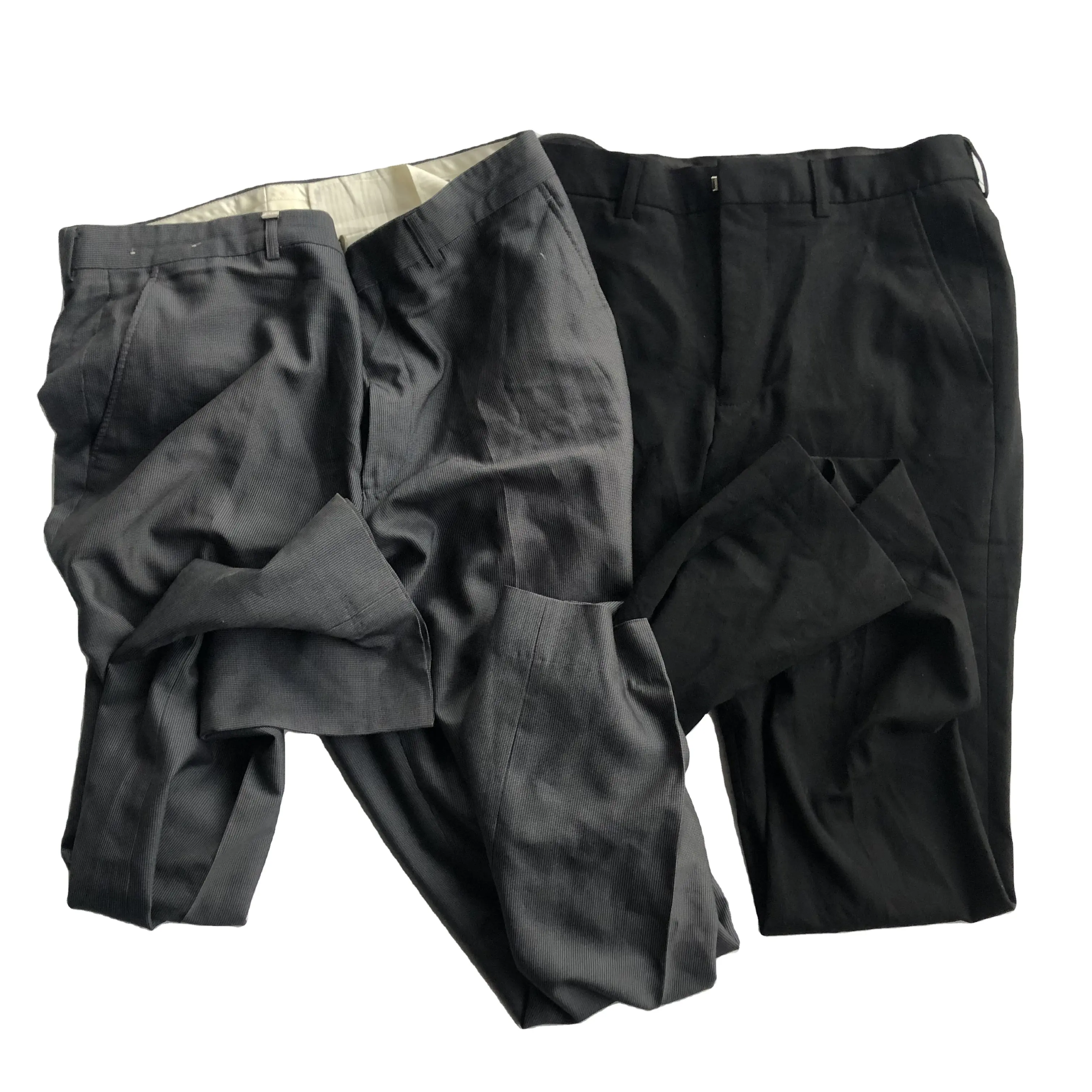 Factory Stock High Quality Recycling Used Men Tropical Pants A Grade Import Second Hand Clothing