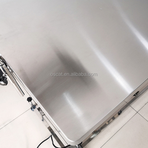 Mesa de Examen Veterinaria Eléctrica OSCAT con Control de Pie, Acero Inoxidable 304, Superficie Plana 1300x600mm, Altura Ajustable 450-1000mm - Product Image 3