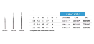 Vendita calda diamante dentale Cad/Cam fresatura Burs blocco fresatura frese frese frese frese frese per materiali dentali - Product Image 4