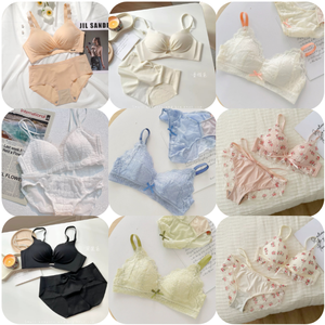 Sous-vêtements japonais de style doux, décoration de nœud, éclatement de coeur girly - Product Image 1