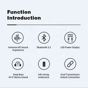 <span class=keywords><strong>Écouteur</strong></span>s intra-auriculaires Bluetooth 5.3 S65 <span class=keywords><strong>en</strong></span> <span class=keywords><strong>gros</strong></span>, charge rapide, réduction de bruit ENC et affichage LED - Product Image 6