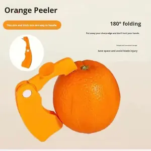 Pelador de Frutas Manual Multifuncional Plegable Portátil de Plástico ABS para Cocina, Pelador de Naranjas, Cuchillo para Frutas - Product Image 3