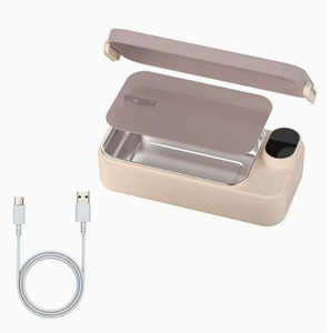 Boîte à lunch chauffante portable en acier inoxydable 304 alimentée par USB, écologique, avec contrôle numérique, capacité 1L, pour le bureau, l'extérieur, la voiture et les voyages - Product Image 4