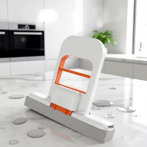 Nouvelle mini éponge pliable avec poignée en plastique, pour salle de bain, cuisine, comptoir, sans lavage manuel, eau rapide - Product Image 1