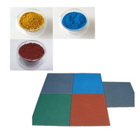 Pigment coloré en poudre, piate de fer fe2/3, pigment rouge et jaune, 50 ml