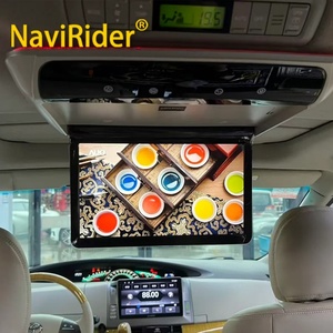 13.3" 1080P <b>Car</b> Monitor Roof Mount IPS Touch Screen <b>Android</b> 13 8K HD Video Player 32GB USB <b>Car</b> Ceiling Monitor Remote Control - Product Image 2