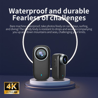 Mini Cámara Deportiva 4K Portátil, Magnética, Resistente al Agua, para Exteriores, POV, Vlog, Mascotas, Bicicleta, Motocicleta