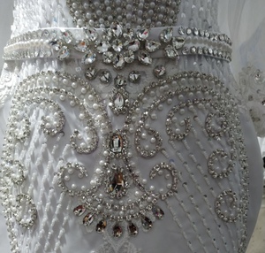 Vestido de Novia de Encaje Blanco para Mujer, Diseño Elegante 2025, Personalizado con Perlas y Mangas con Cuentas, Vestido de Novia de Lujo para Damas - Product Image 6