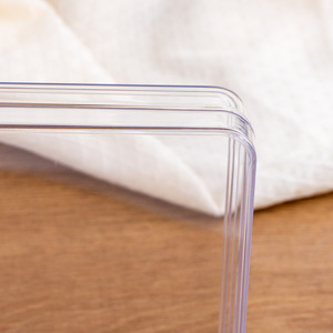 Lớn phẳng khay nhựa trong suốt hộp vuông tùy chỉnh bao bì cho Biscuit đồ ăn nhẹ thực phẩm hiển thị và lưu trữ - Product Image 5