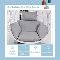 Fauteuil suspendu œuf moderne et confortable, couleur personnalisable, pour extérieur, hôtel, cour, parc, école, mobilier de salon