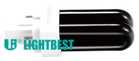 Lámpara UVA de luz negra Lightbest 8W-Uso de BLB para imágenes químicas, inspección de billetes BLBF8T5 Control de moscas y mosquitos