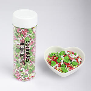 Новое поступление, съедобные смешанные посыпанные сахарным жемчугом, украшения для выпечки, ингредиенты для украшения рождественского печенья, торта - Product Image 3