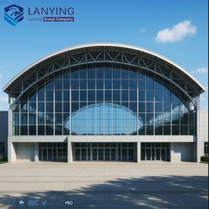 Grande structure sportive, hall de sport, bâtiment en acier pour stade, gymnases préfabriqués, terrain de basket-ball intérieur - Product Image 4