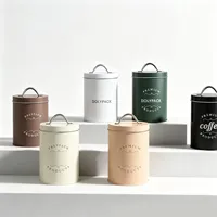 Boîte de rangement en métal personnalisée, grande, rectangulaire, minimaliste, pour cuisine européenne, pâtisserie, pain, gâteau, crème, biscuits, chocolat, épices