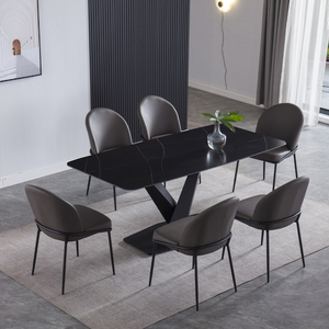 Đồ Nội Thất Hiện Đại Bàn Ăn Bằng Đá Cẩm Thạch Bộ Bàn Ăn 6 Ghế Người Bàn Ăn Và Ghế - Product Image 6