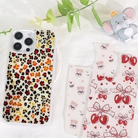 Coque de téléphone à panneau arrière magnétique remplaçable pour Iphone17/17pro/17promax/17air avec imprimé léopard coloré doré