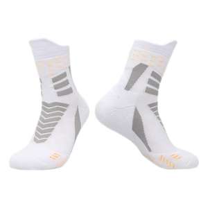 गर्म बिक्री कस्टम युवा खेल पैर गर्म उच्च बास्केटबॉल कपास सांस लेने योग्य एथलेटिक ठोस रंग तल लोगो खेल - Product Image 5