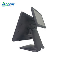 Système de caisse enregistreuse tactile étanche de 15 pouces, machine POS, support en aluminium