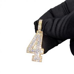 RB อัญมณีสำหรับผู้หญิงชุบทองแบบคลาสสิกสดใสตัดในห้องปฏิบัติการที่เต็มไปด้วยเพชรโมอิสซาไนท์ IGI ได้รับการรับรองเครื่องประดับสไตล์เย็น14K - Product Image 1