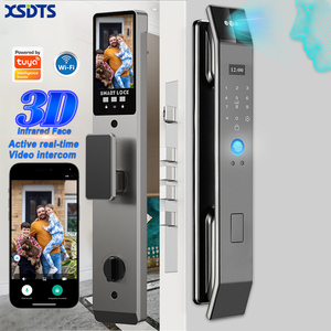 Xsdts df14x 3D Nhận dạng khuôn mặt thông minh khóa cửa tuya App Wifi hoạt động intercom điều khiển từ xa chống trộm báo động cho an ninh nhà - Product Image 2